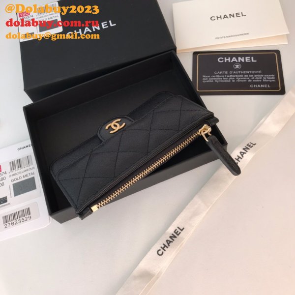 Replica CC Wallets and cardholders Designer AP0374 Black