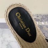 Best Quality 1:1 Mirror Dior Embroidered Fisherman Shoes