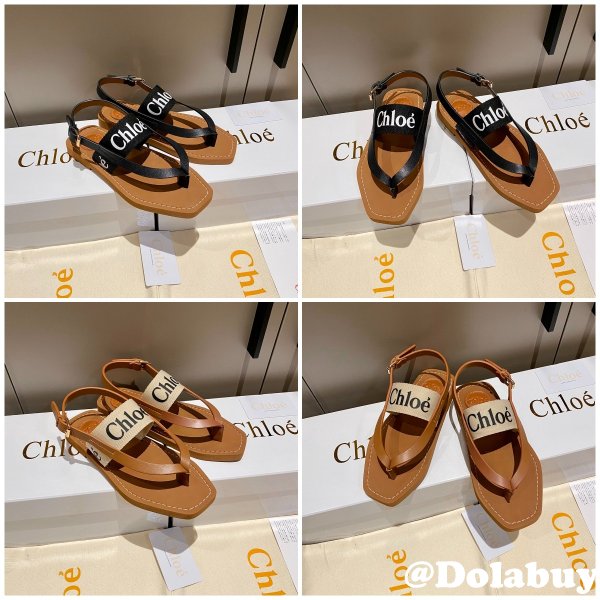 Designer Slippers Dupe AAAAA Replica Chloe Flip Flops