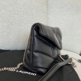 Top Quality best YSL LOULOU PUFFER HANDBAG 23cm