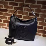 Replica Gucci Luxury Shoulder Soho Leather Hobo 408825 Bag