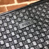 Replicas Gucci 449647 Luxury Leather Micro GG Guccissima