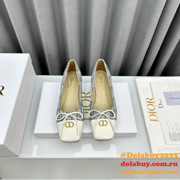 Duplicate DIOR D-Doll  BALLET FLAT Designer