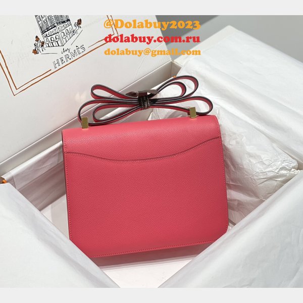 News Best Replica Hermes Mirror Single Compartment 23CM Epsom Bags