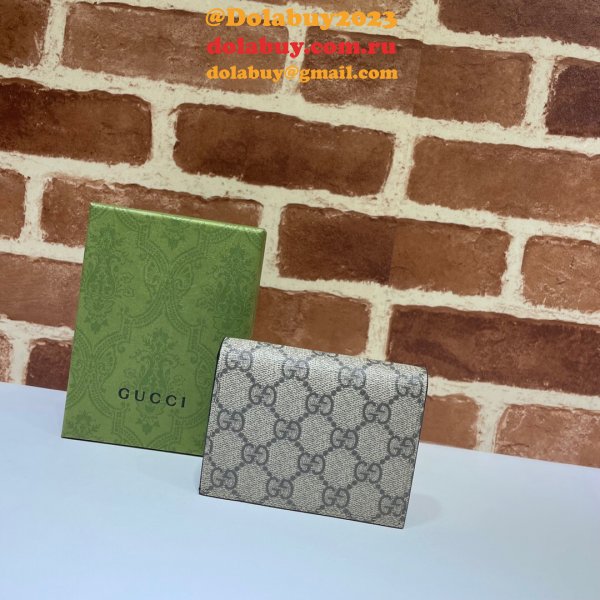 Gucci Replica Wallets Shop 658610 GG Marmont card case wallet