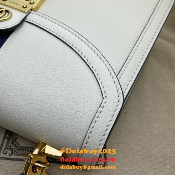 Gucci Black/Cream Ophidia small top handle Replica bag