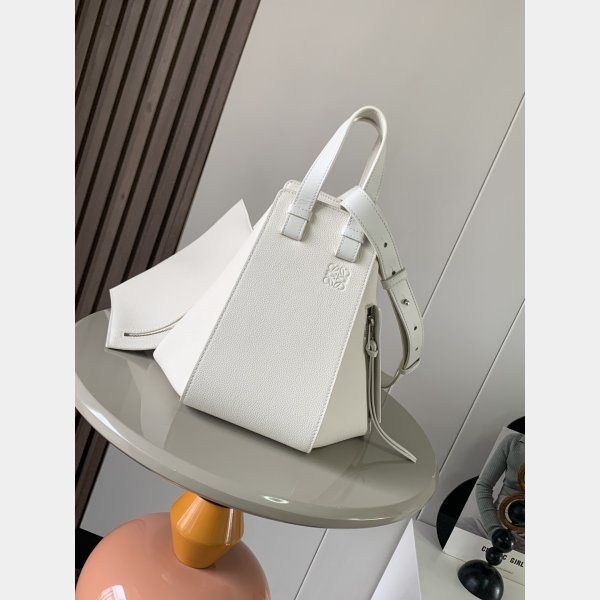 Small AAA+ Loewe Hammock Bag In Soft Grained Calfskin