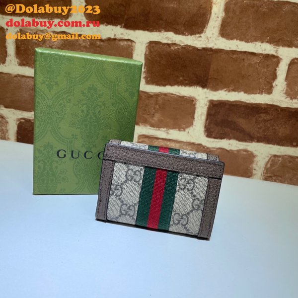 Cheap Gucci High Quality GG 644334 Ophidia bi-fold wallet