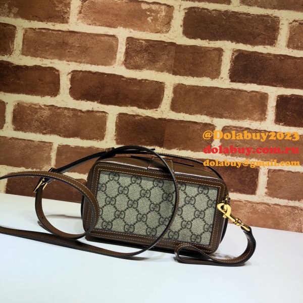 Gucci Replica 614368 GG mini bag with clasp closure