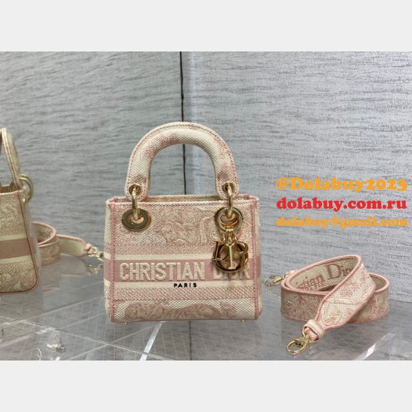 Christian Dior Copy Lady 1:1 17CM Mirror Designer Bag