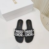 Top Quality MISS DIOR Flat Slipper DWAY SLIDE