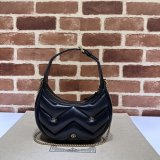 Copy GG Marmont Half-moon-shaped 770983 Perfect Knockoff Bag