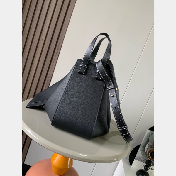 Small AAA+ Loewe Hammock Bag In Soft Grained Calfskin