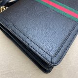 Gucci Black/Cream Ophidia small top handle Replica bag