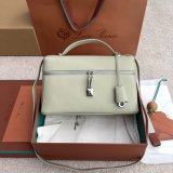 Fashion LORO PIANA Extra Bag L27 New patent leather