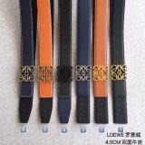 Loewe Designer Replica Top 4.0CM Width Double-Sided Cowhide Belt