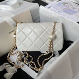 7 Star Imitation Pearls Small Flap AS4861 Luxury Fake Bag