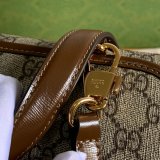 Replica Gucci Horsebit 1955 mini top handle Beige 645453 bag