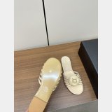 Perfect Pre-owned High End Replica Camellia Slide Flat Sandals Shoes