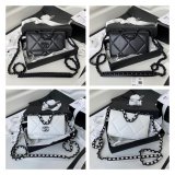 Best Quality Replica New WOC AP0957 19 Wallet Chain Glossy Calfskin Bag