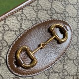 Replica Gucci Horsebit 1955 mini top handle Beige 645453 bag