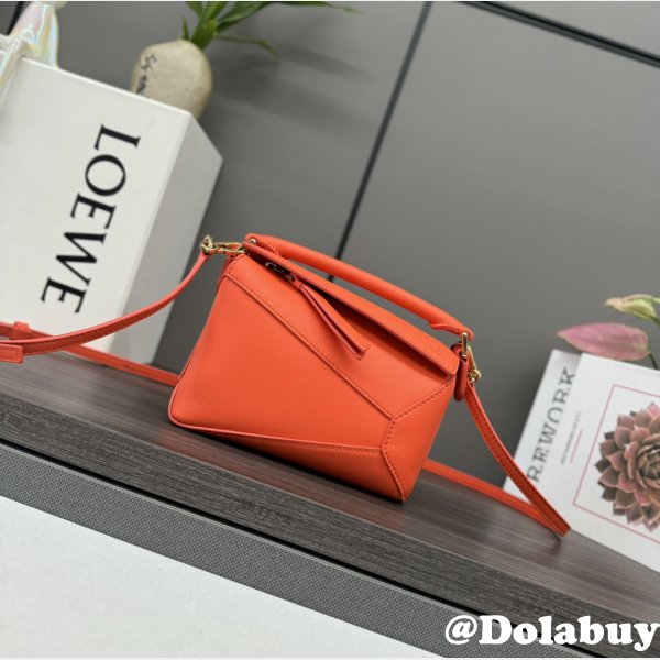 Duplicate Loewe Mini Calfskin Puzzle Edge Bag #062312