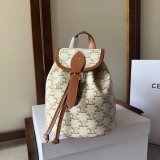 Backpack Celine Replica 197662 Folco Triomphe Canvas Bag