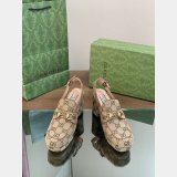 Lady Horsebit GG Gucci Replicas Slingback Pumps Shoes