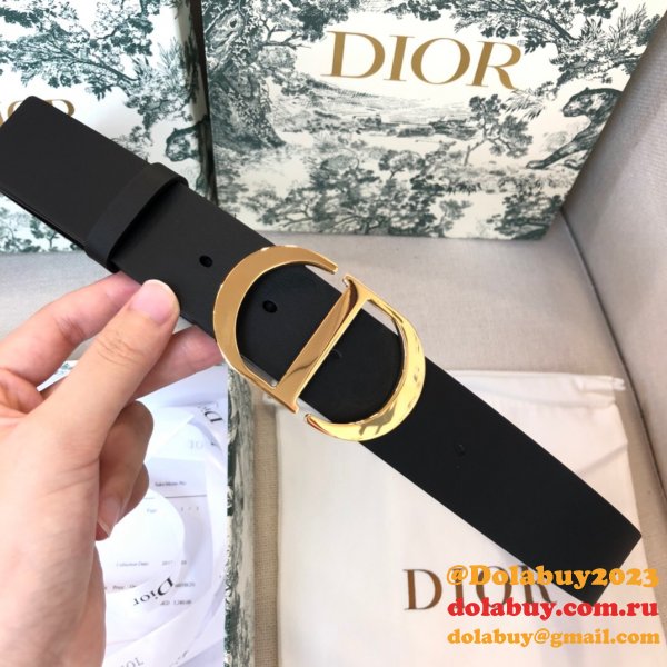 UK Top Quality Christian Dior 3.5CM Multi-color Belts