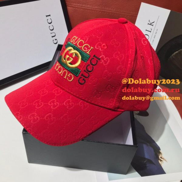 AAA+ Gucci Palace classic pattern simple embroidery logo hats