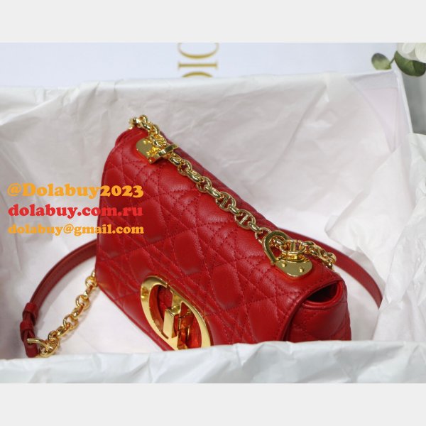 Knockoff Dior Caro High Quality Red Bag