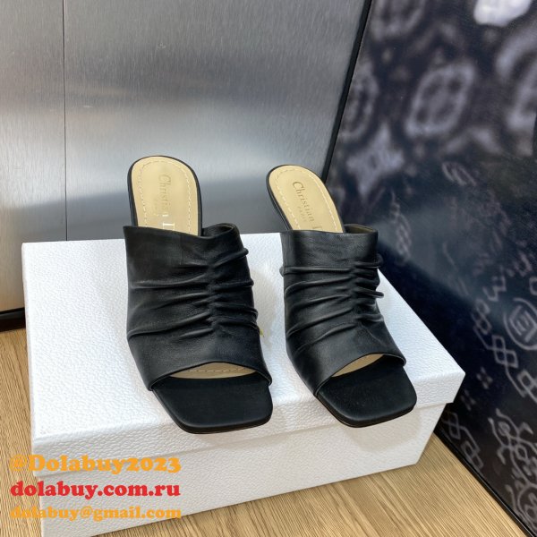 Knockoff Top Quality Dior D-Fame slippers