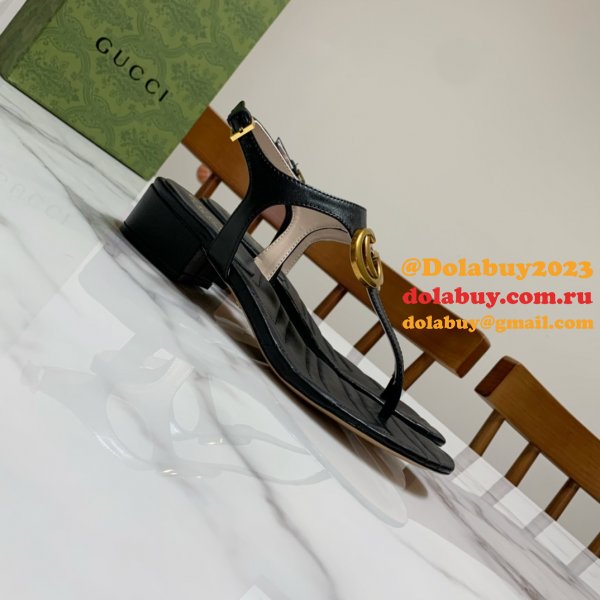 The Best Fake Sandals 1:1 Mirror Top Quality Black Shoes