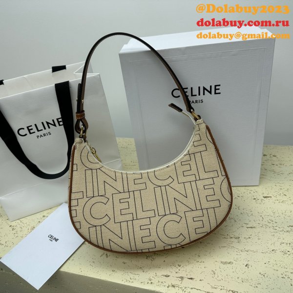 Celine Designer 1:1 Mirror Ava Denim 193952 Fake Bag