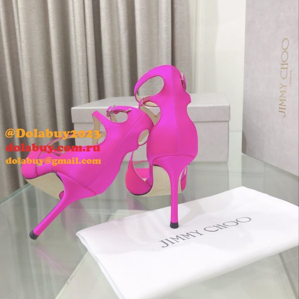 Azia 110 Patent Leather Sandal Knockoff Jimmy Choo Heel: 8.5 cm Shoes