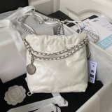 Luxury FASHION AS3980 CALFSKIN CC BAG 20CM