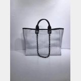 Luxury CC deauville Terrycloth Beach dupe mesh Tote Bag