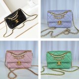 Top Quality CC Shiny Lambskin Crossbody Bag AS4986