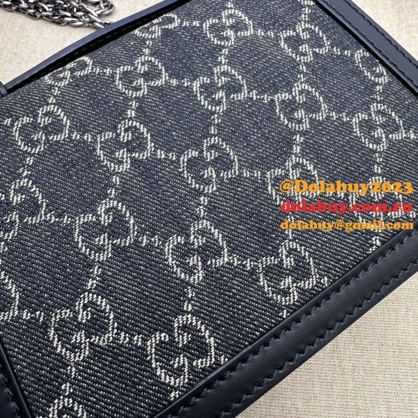 Knockoff Ophidia GG Gucci Black 696180 Shoulder Bag