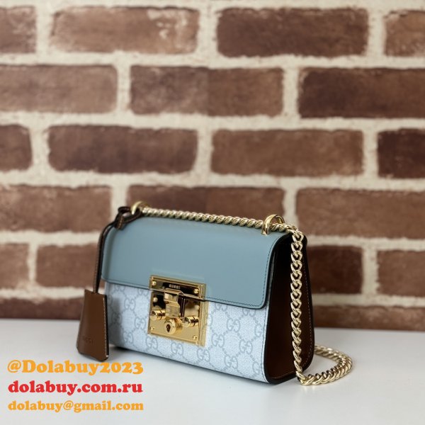 Luxury Padlock Gucci Copy GG Shoulder 409487 Bag