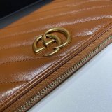 Replica Gucci 443123 GG Marmont zip around wallet