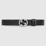 Fake Gucci 37MM Double G leather Replica belt