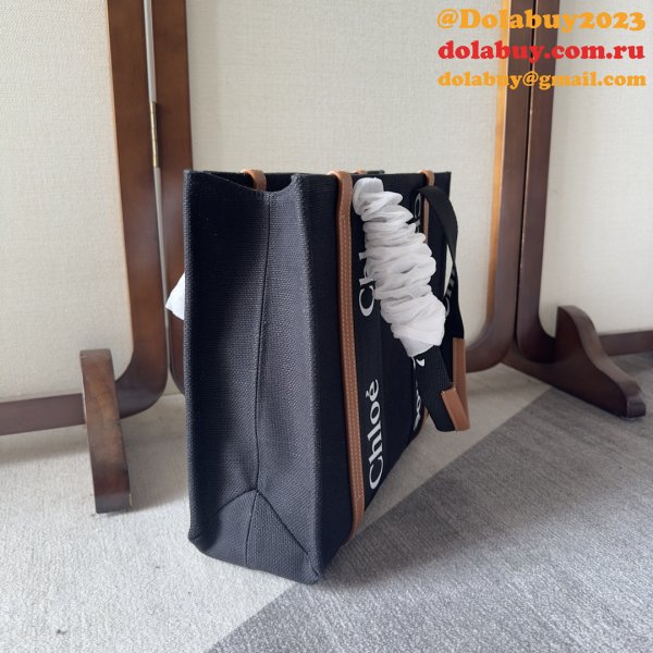 High Quality Chloe Woody Handbag Wholesale online Black