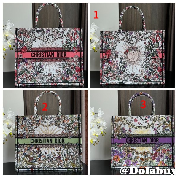 Dior 1:1 Mirror CD Book Tote Top Designer Replica Bags