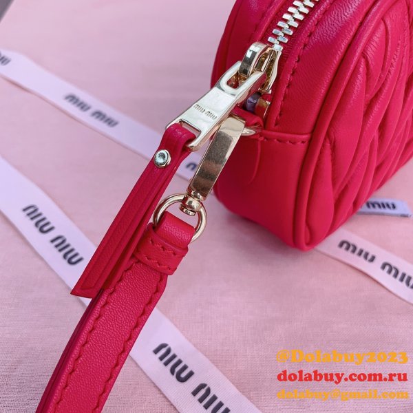 High Quality Designer Miu Miu Matelasse 5NE846 Replica Bag Online Sale