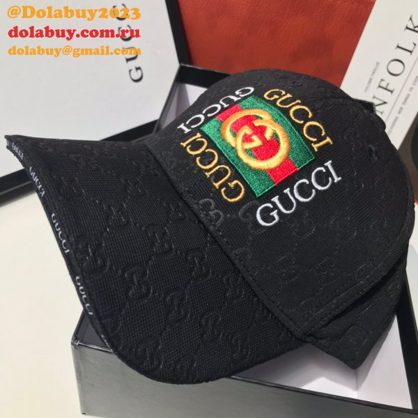 AAA+ Gucci Palace classic pattern simple embroidery logo hats