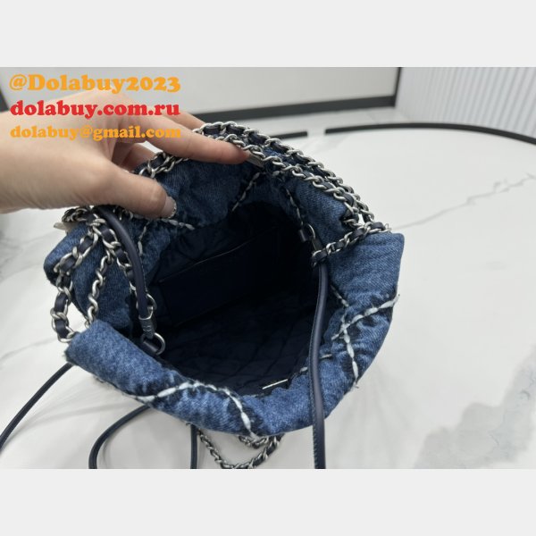 Top Quality CHANEL 22 denim bag AS3260