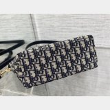 Dior Oblique Jacquard Replica 3103 Diortravel Nomad Pouch Blue