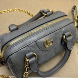 Gucci Best Perfect GG matelassé leather top handle 702251 Replica bag