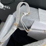 Designer CC High Quality Calfskin Waist AS1077 White Bag